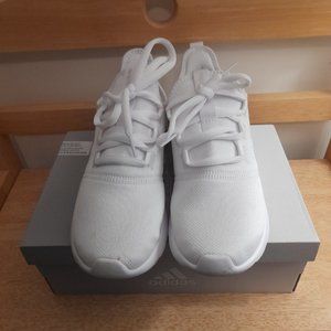 White Adidas Tennis Shoes - Worn Once!